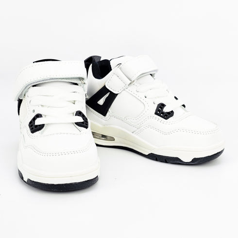Adidasi Copii Sport Albi din Piele Ecologica 608-1